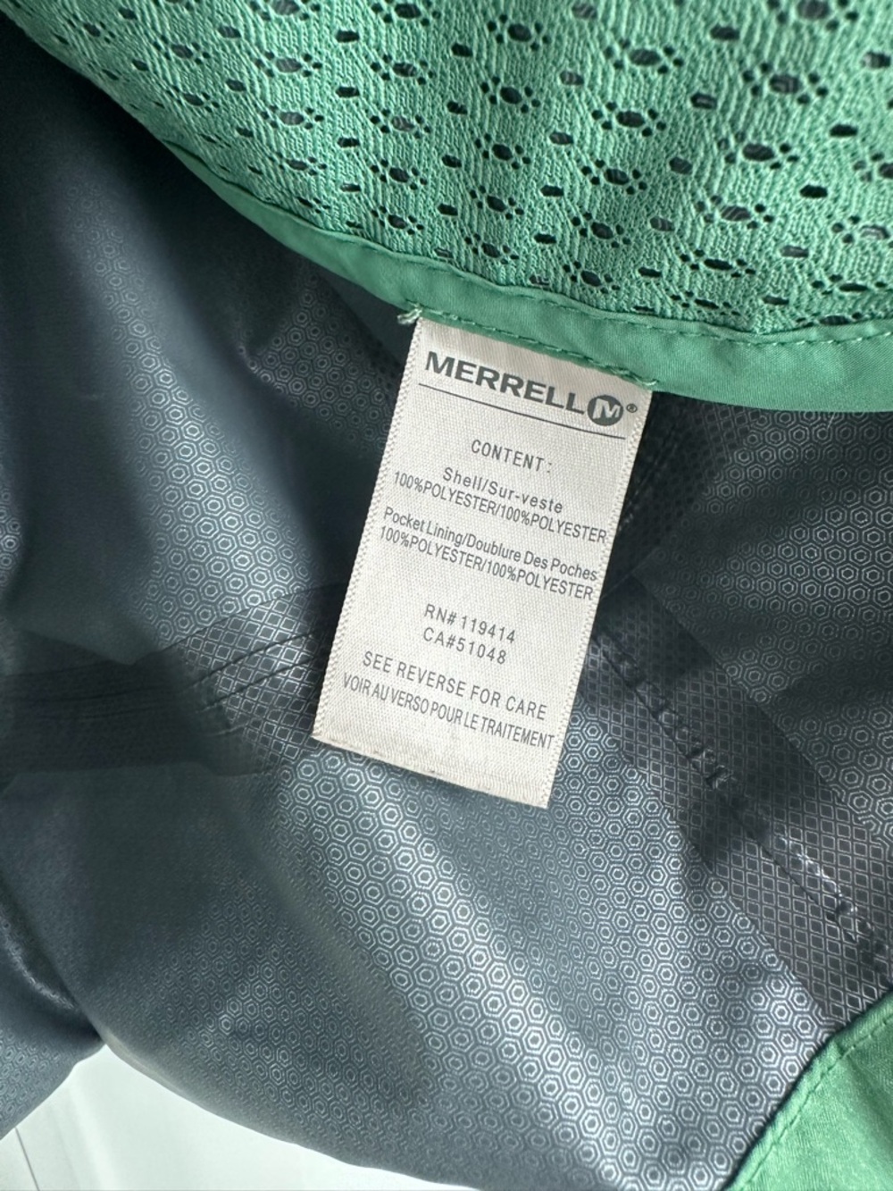 Merrell Women's rain jacket green large - Picture 3 of 9